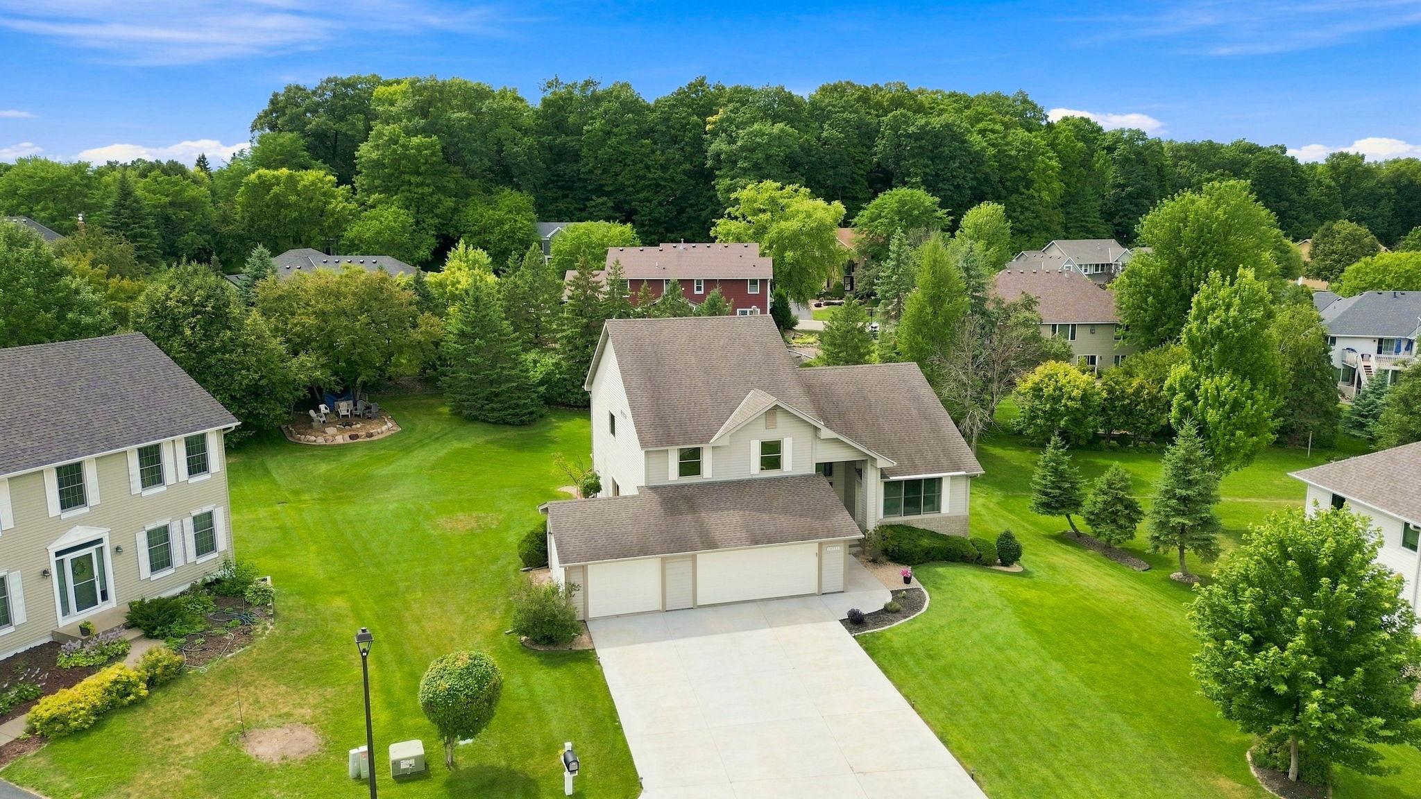 One of the largest lots in the neighborhood