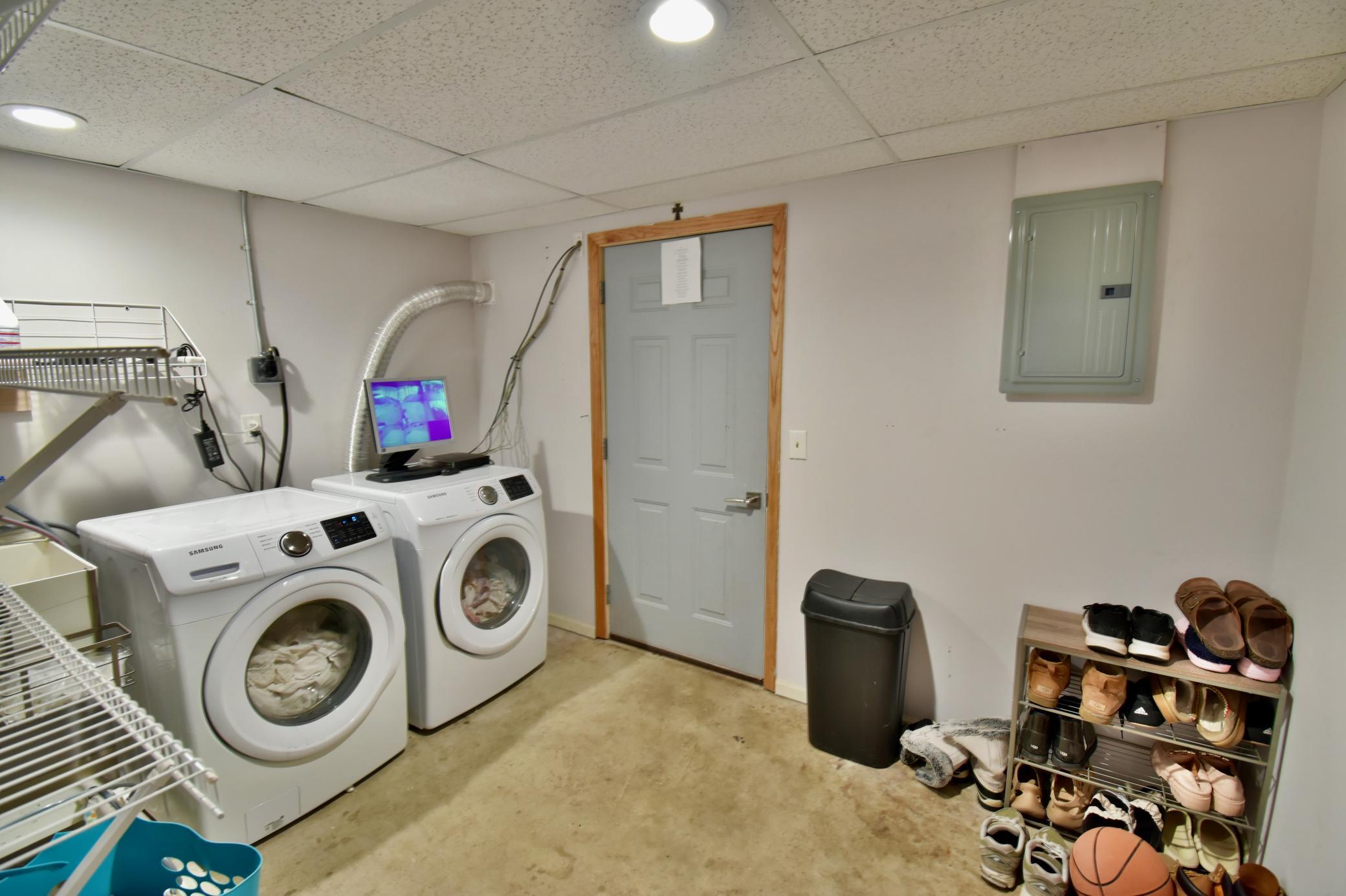 Downstairs mud/laundry room (Leads to garage)