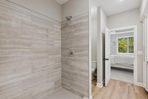 Tile Walk in Master Shower included in list price