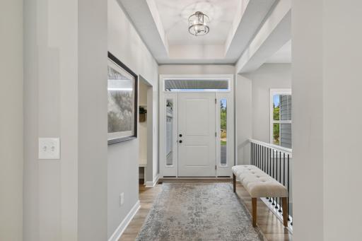 Railing is an upgrade half wall is included in list price