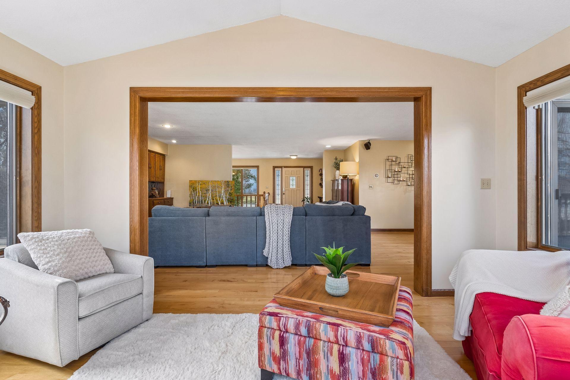 Vaulted Sun Room just off the main living area.