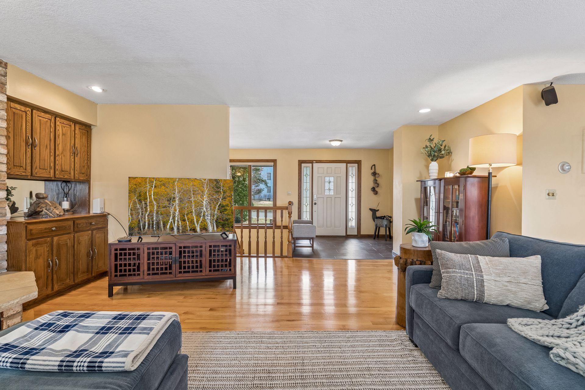 Spacious main living area with great flow from front to back.