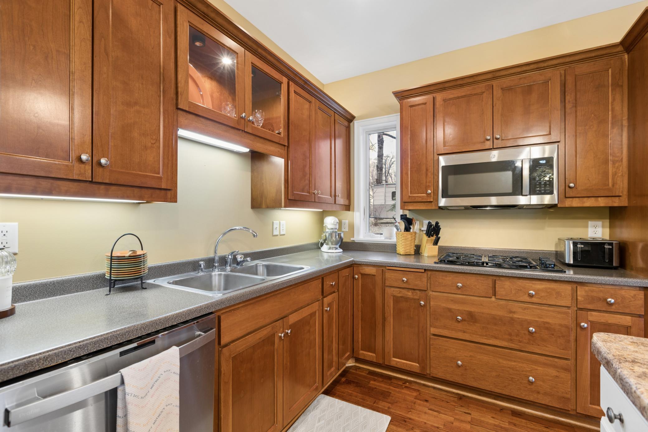 This home is move in ready for you to start enjoying. See the list in our supplements with all of the updates sellers have made to the home. This location on nearly an acre is very private while being close to many amenities Saint Cloud has to offer.