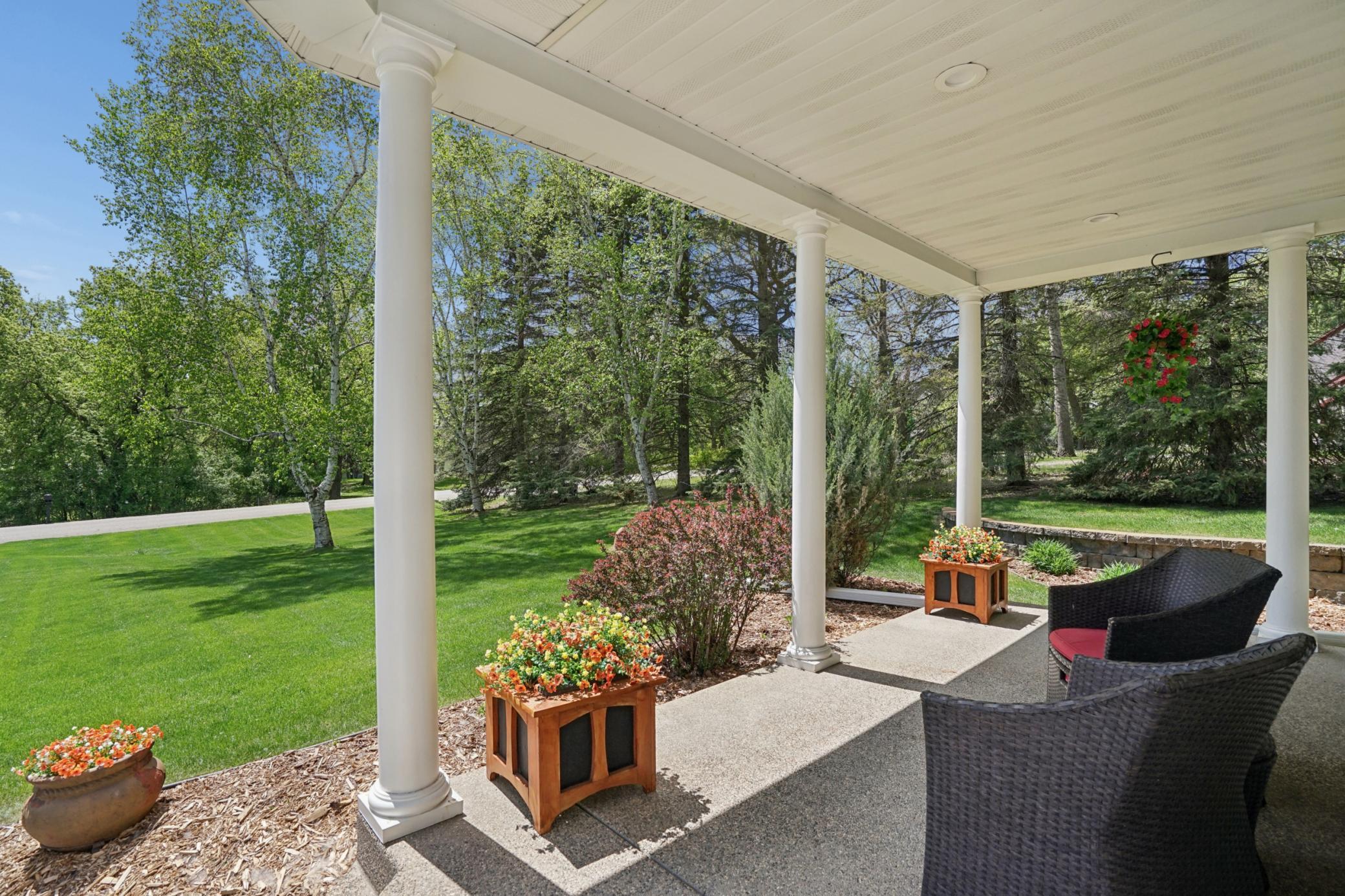 Just outside is the covered porched. Ready for you to enjoy your morning cup of coffee as you overlook your spacious front yard.