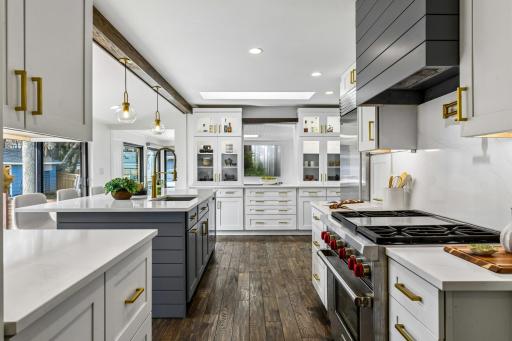Perfectly designed to be functional yet still flow seamlessly with the other gathering areas in and outside of the home.