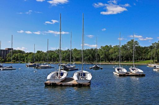 A short distance from both Bde Maka Ska and Lake Harriet