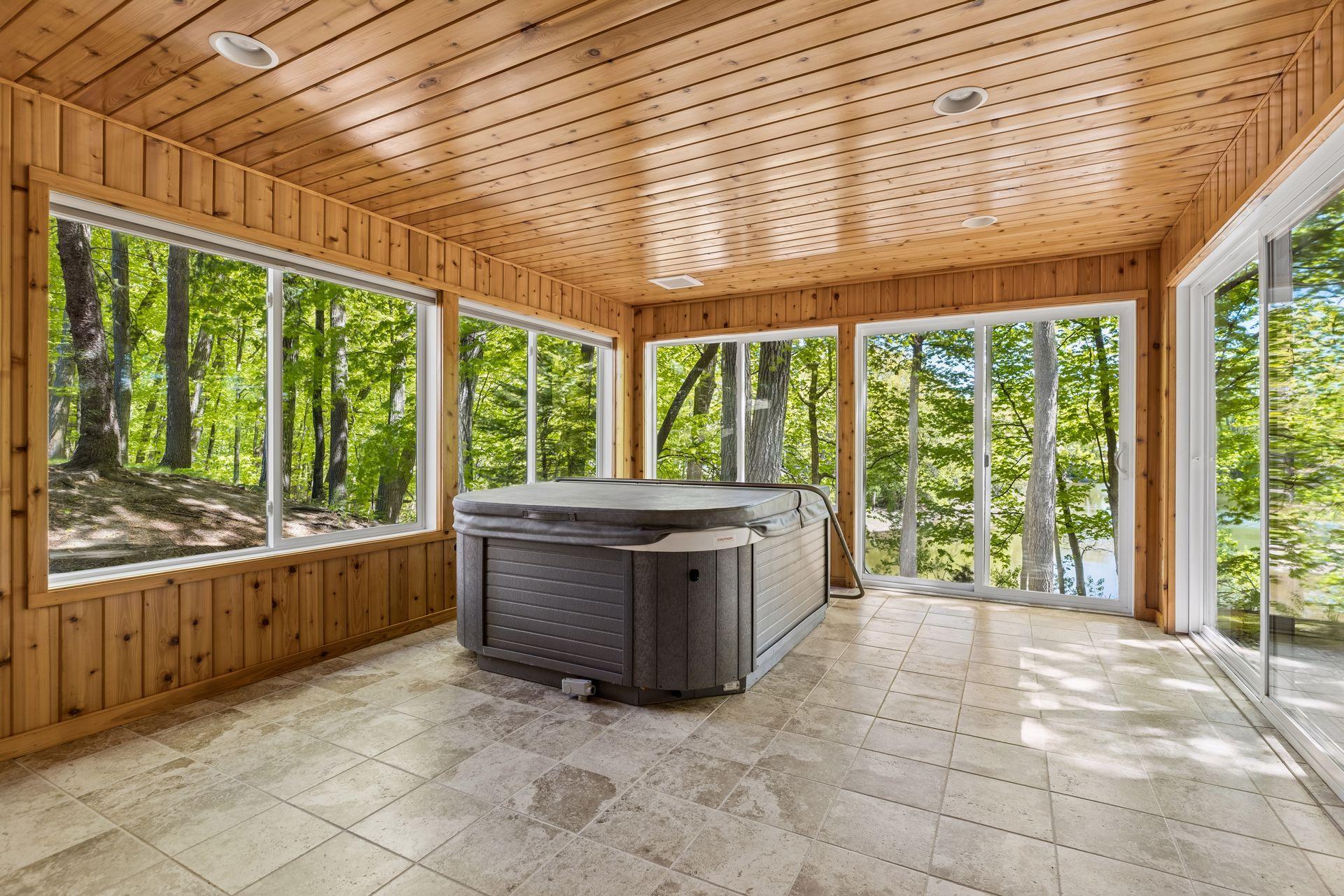 Excercise / Hot Tub room with great views