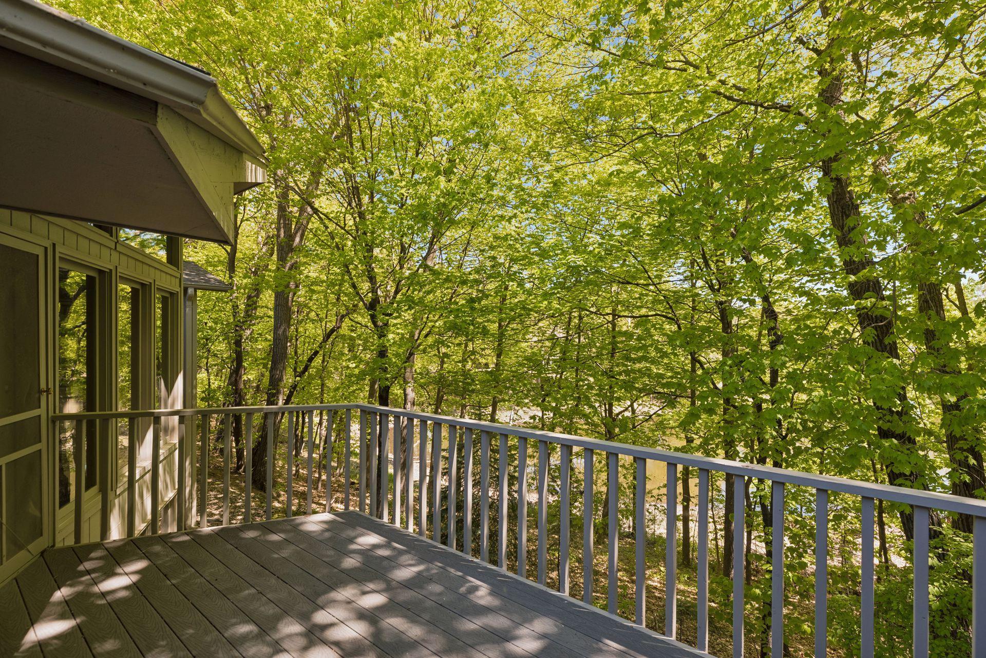 View from deck adjacent to den