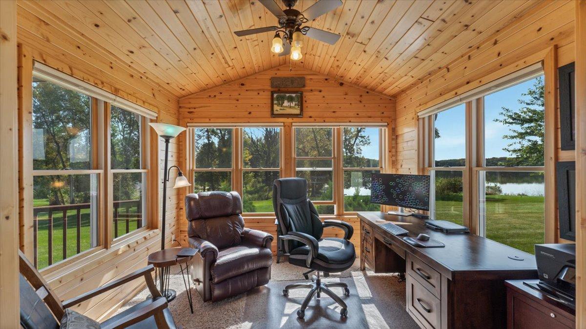 30381 Wildwood Rd, Ashby, MN 56309 Sunroom is the perfect addition to your home, lake and greenspace views are nearly endless.