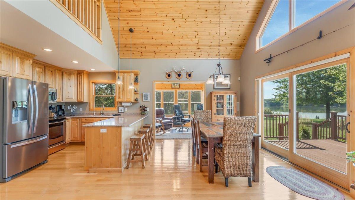 30381 Wildwood Rd, Ashby, MN 56309.Stunning Hardwood Floors, Walls of windows brings natural light to this peaceful setting.