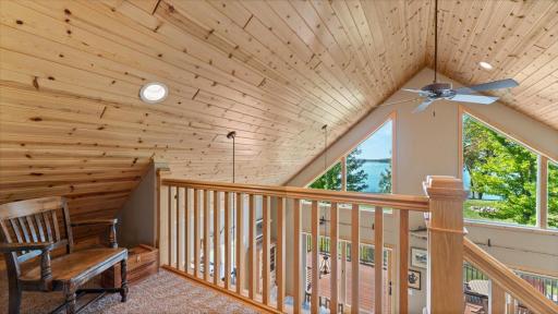 30381 Wildwood Rd, Ashby, MN 56309.Loft with a View-perfect for reading too