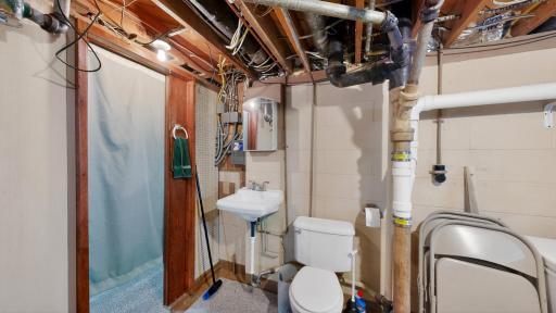 Potential 3rd Bathroom in Mechanical Room