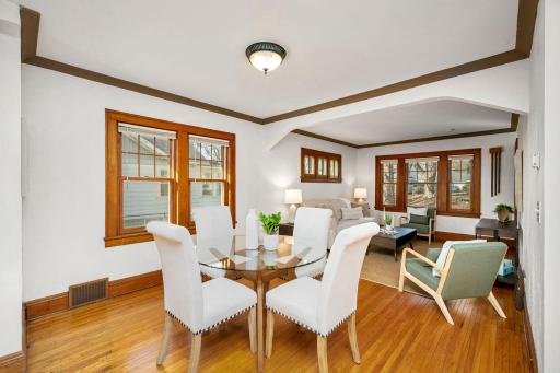 Dedicated dining space