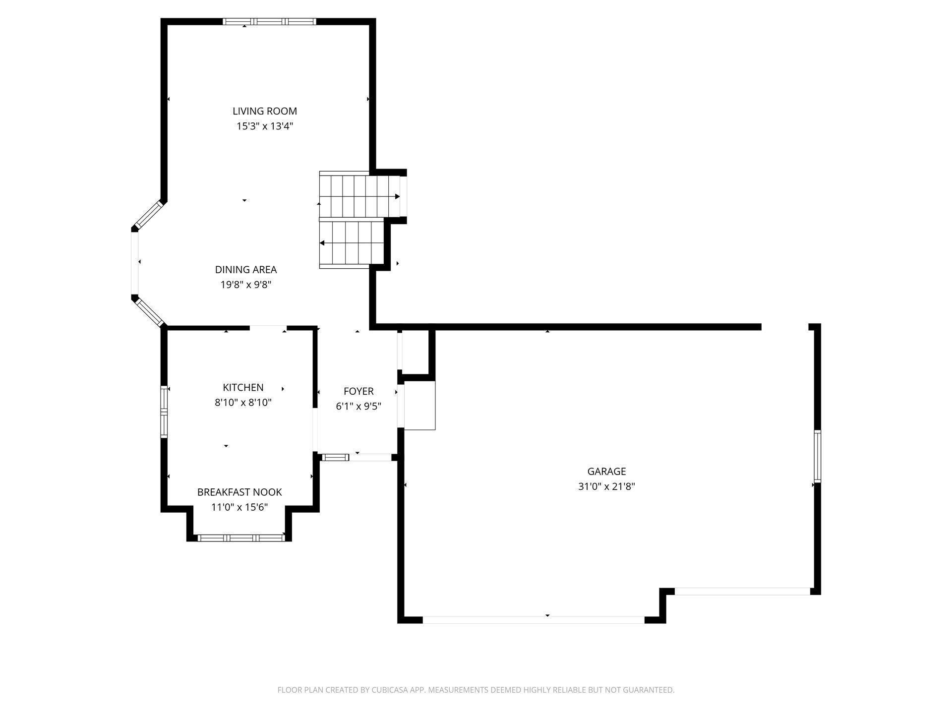 Main Level: Kitchen, Dining Room, Living Room