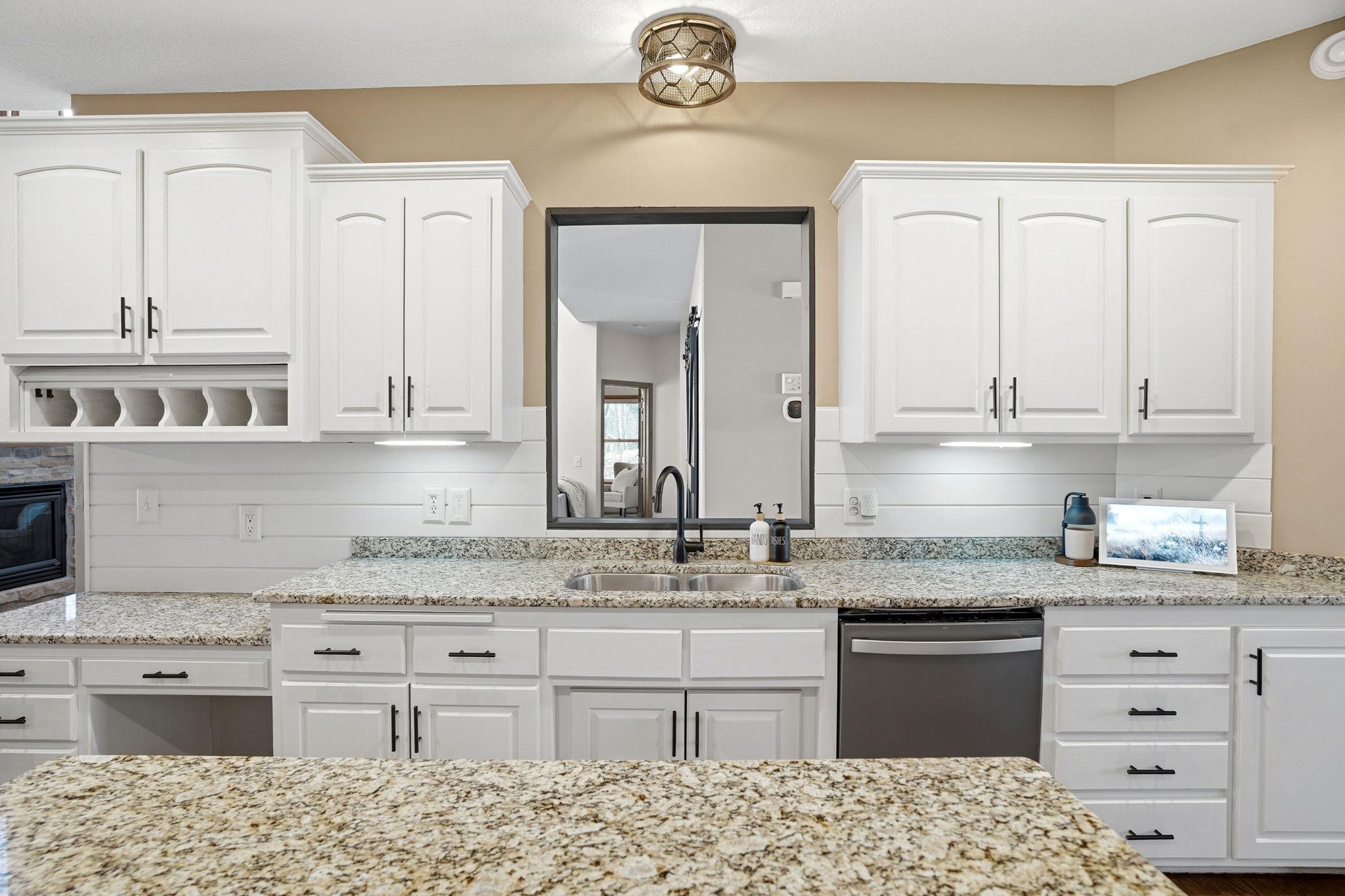 View down the hall leading got the master bedroom