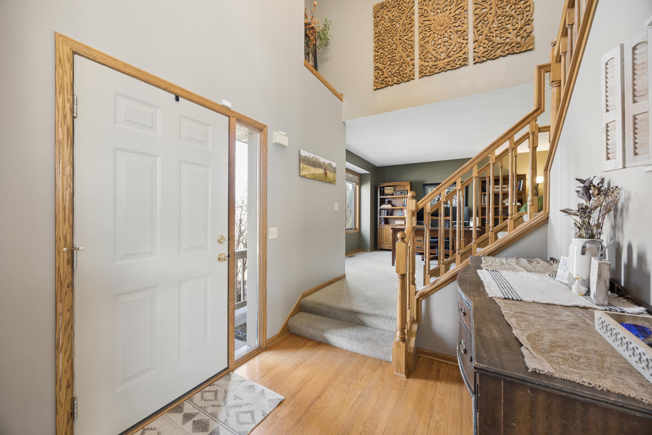 Welcoming two-story foyer invites you inside to explore the highlights within