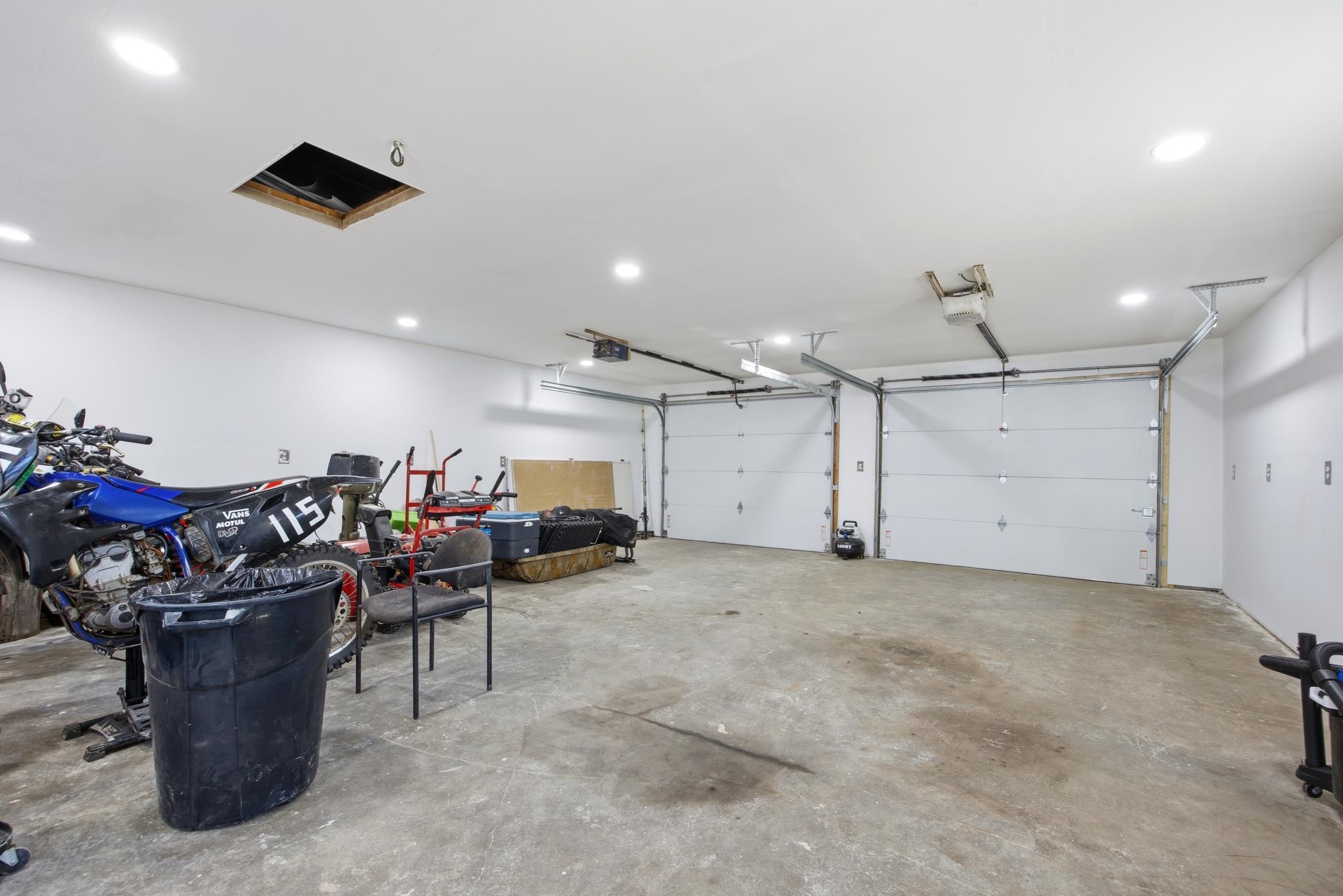 Finish & Heated Garage
