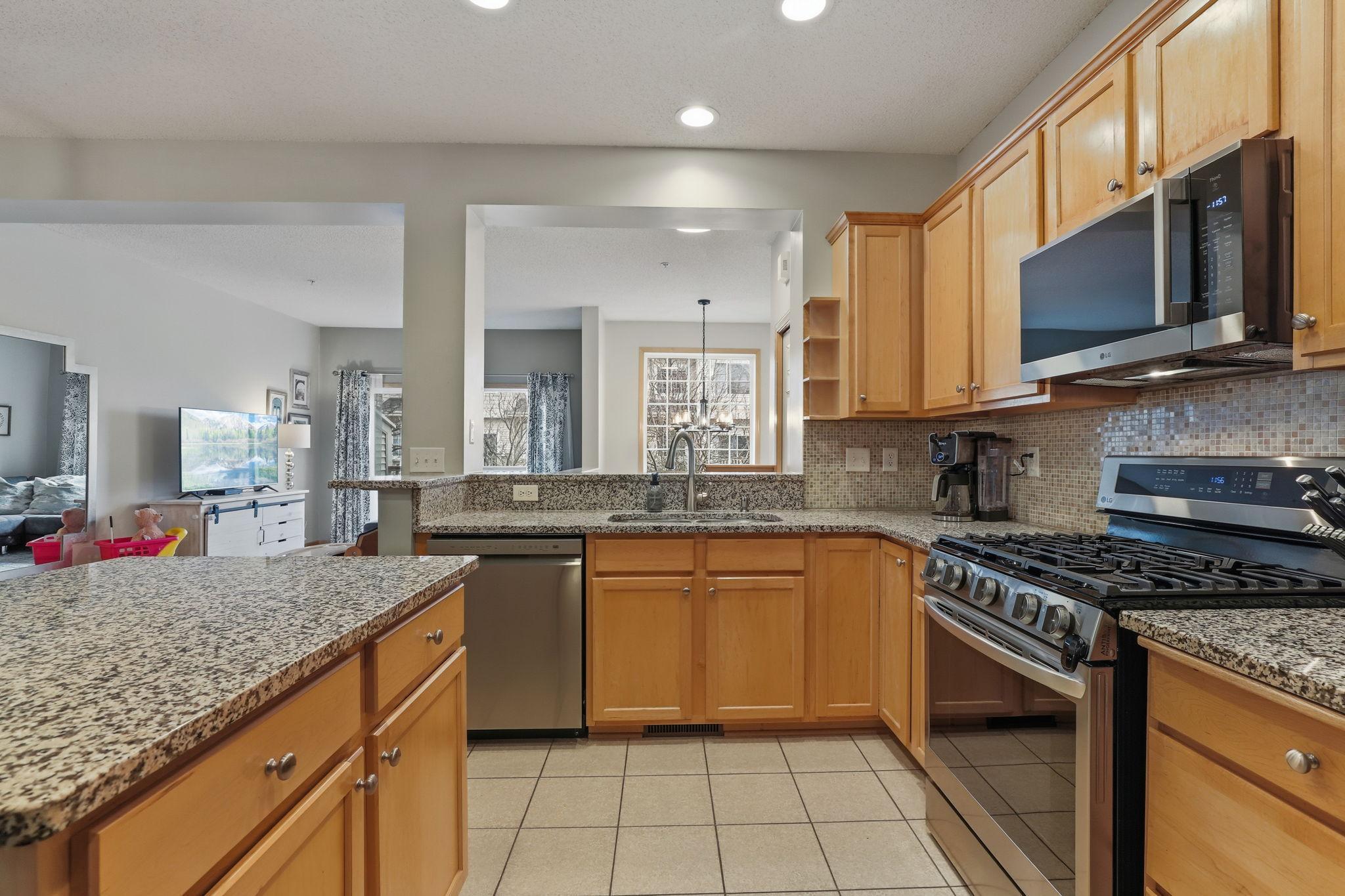 Lots of cabinets for all of your cooking needs