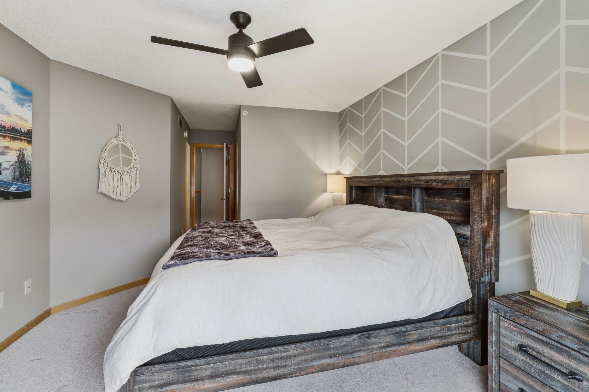 Primary BR has walk in closet