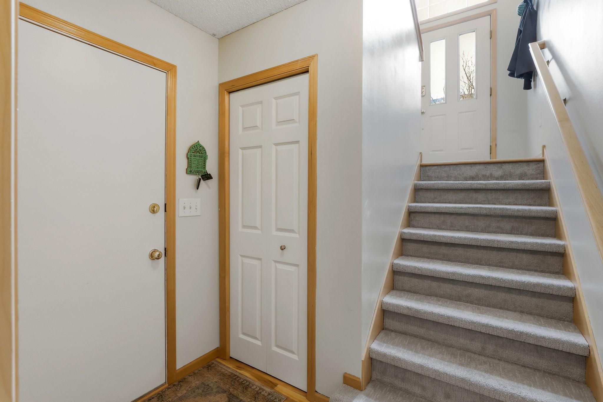 Entry way from garage