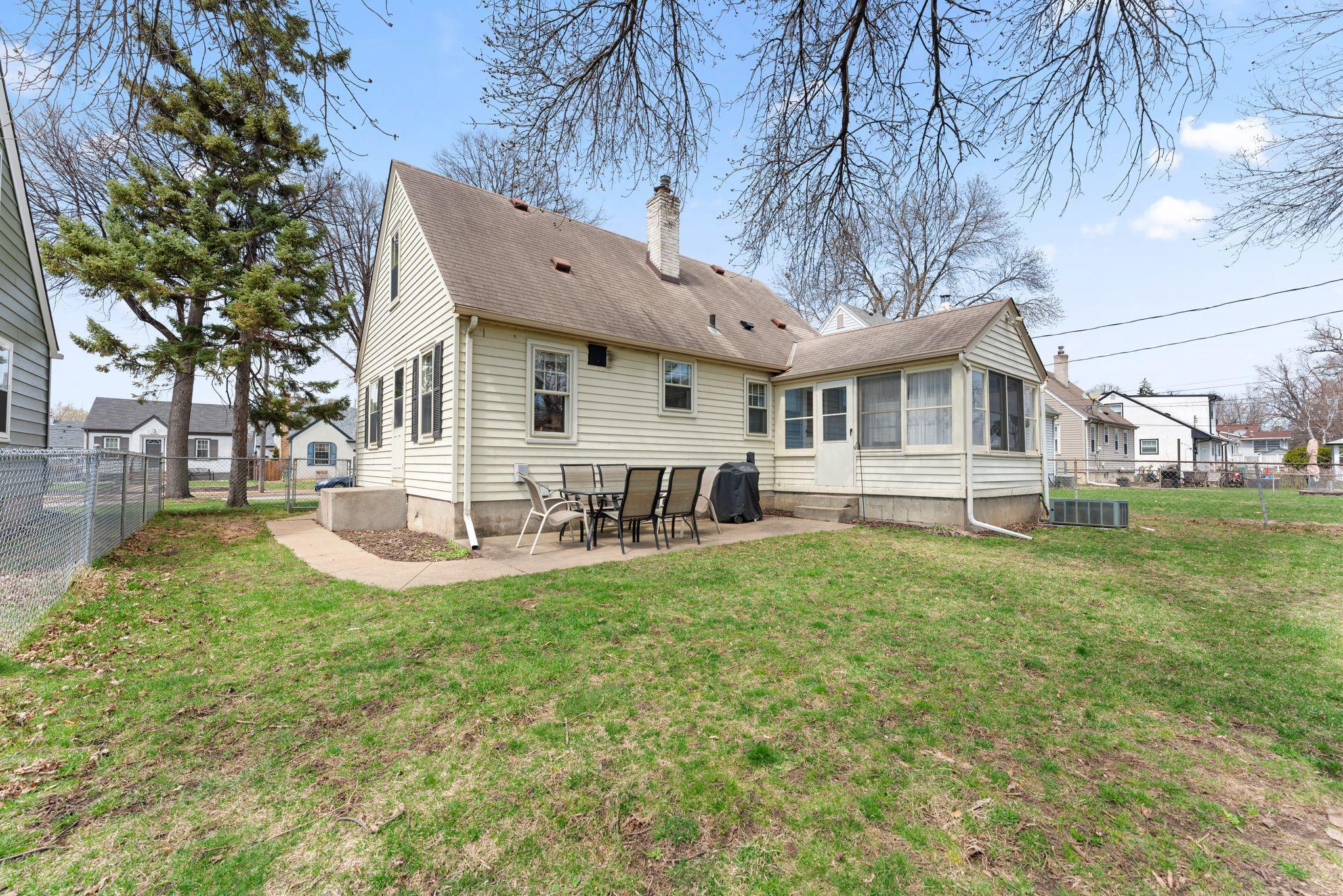 Back porch and patio