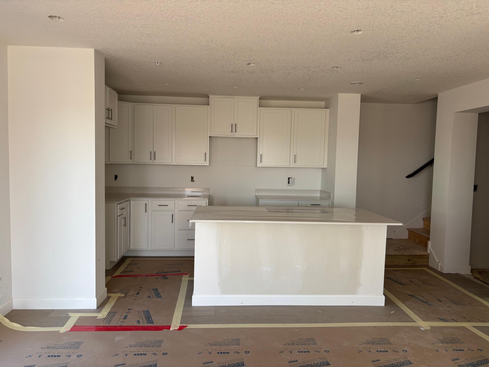 Progress photo of the actual home!