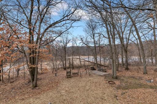 View of the pond from the deck