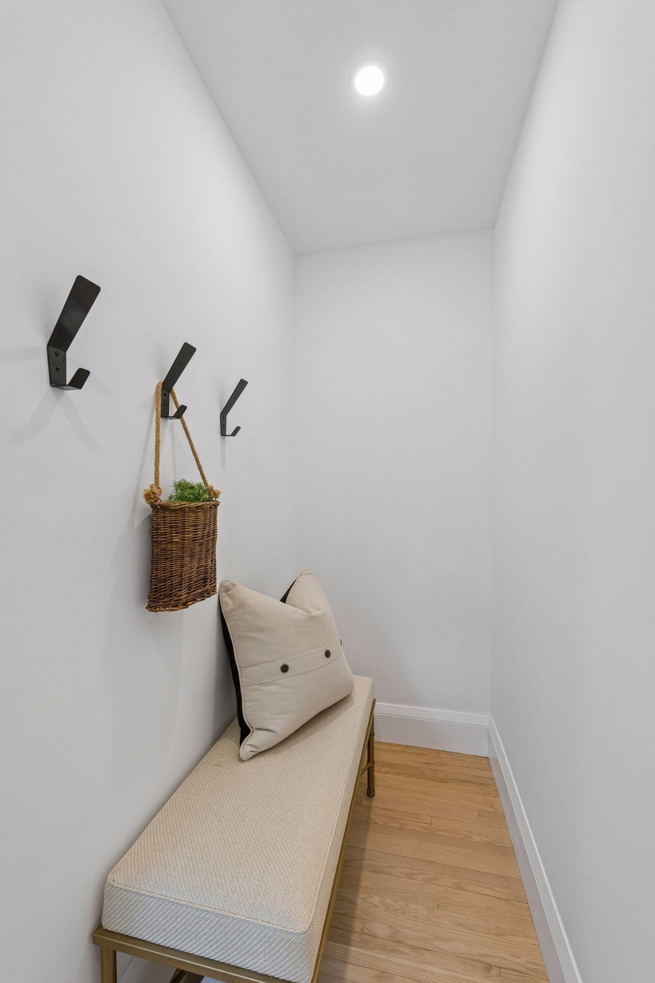 Main level drop zone/mudroom