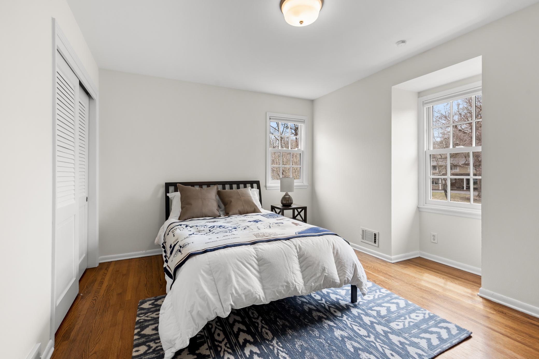 Another second level bedroom - also beautiful exterior views and walk in closets
