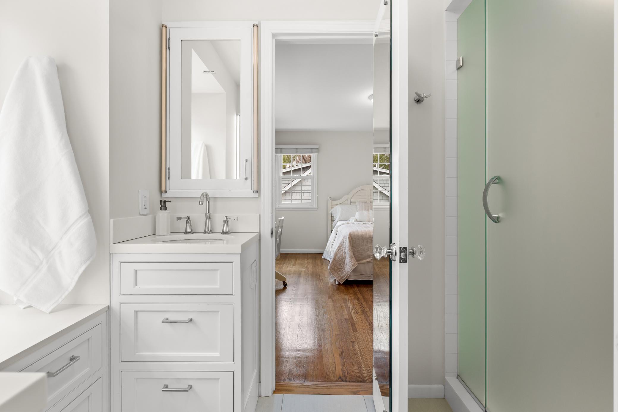 Second level bathroom -"Jack and Jill"