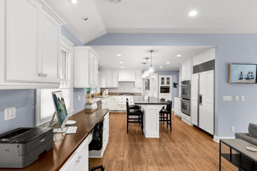 Kitchen cabinetry and countertops - generous and spacious