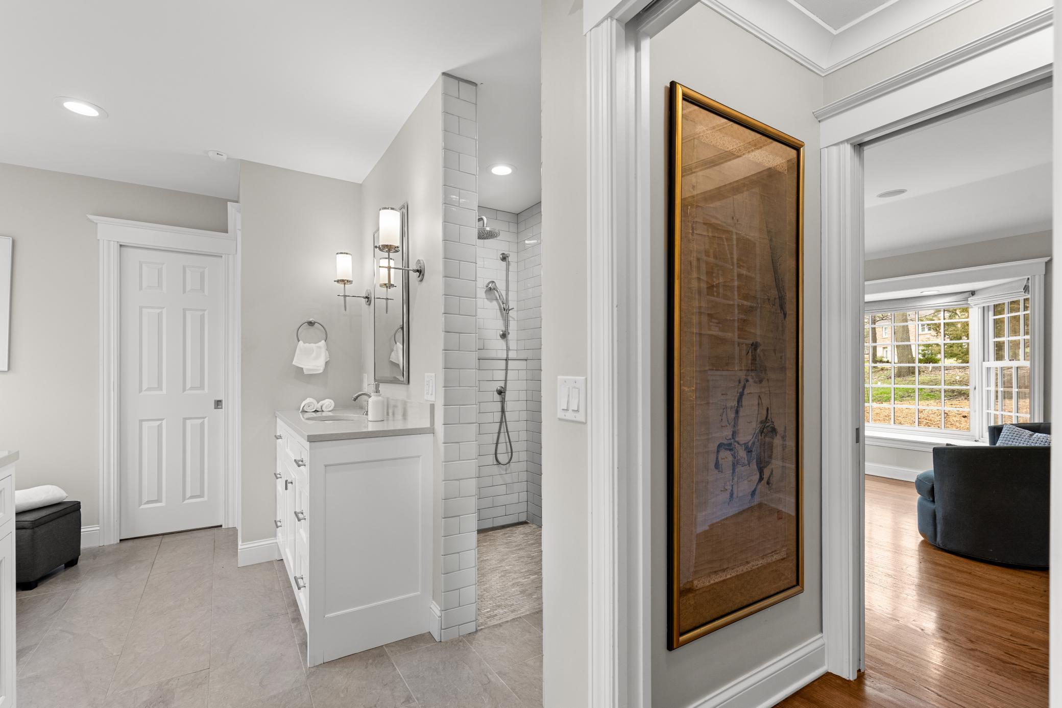 Primary bathroom - gracious and private