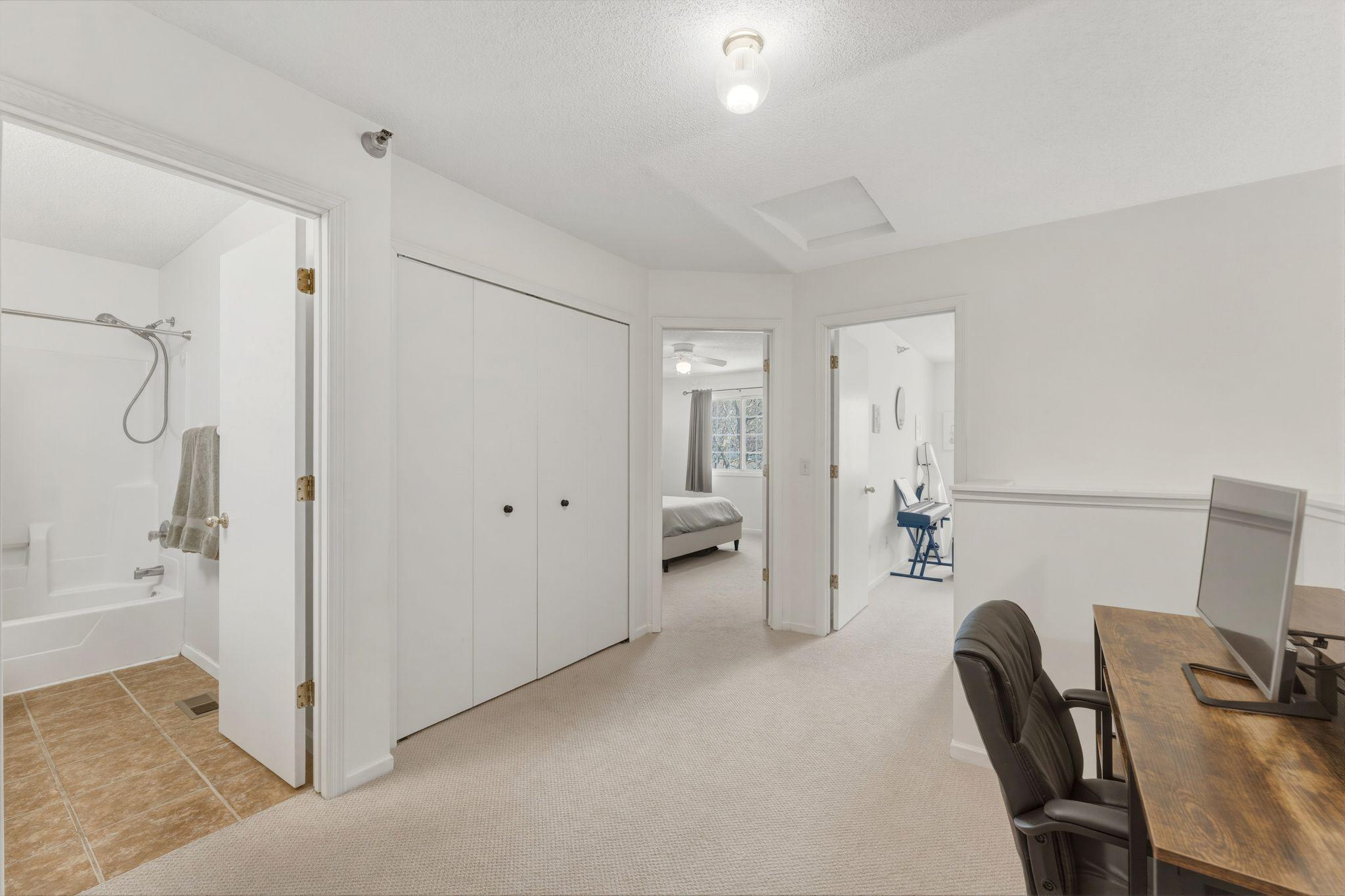 The upstairs loft is a nice bonus space