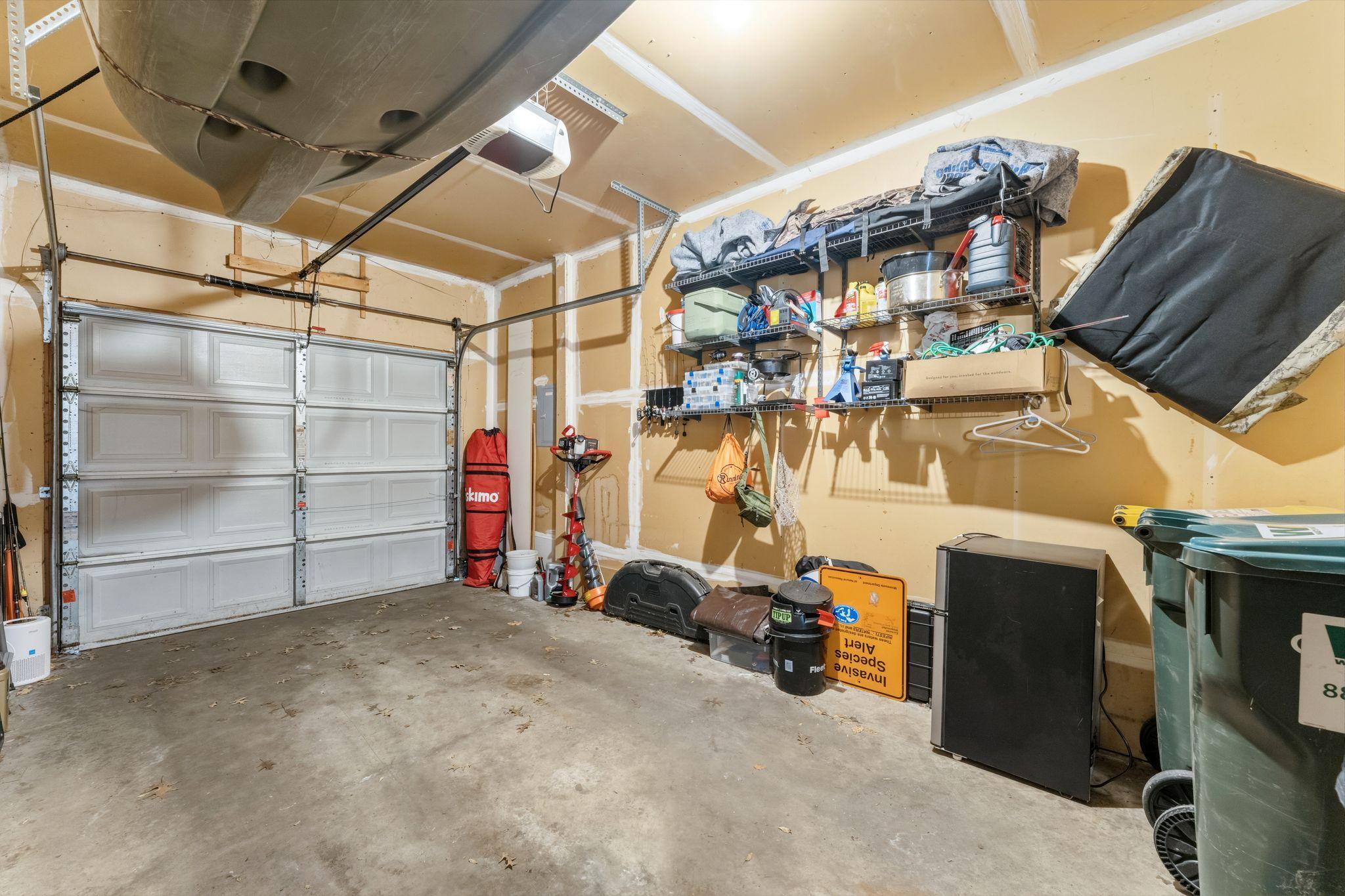 Step right into the townhouse from your attached 1 car garage.