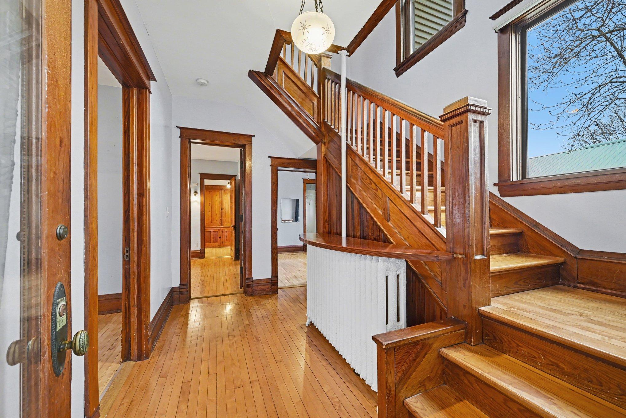 View as you walk in the front door