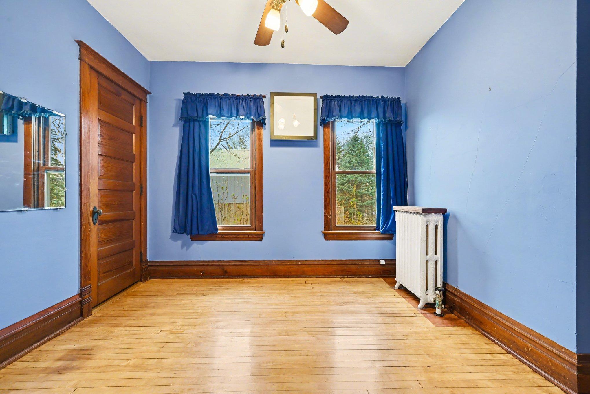 Main floor bedroom or could be used as a den or office