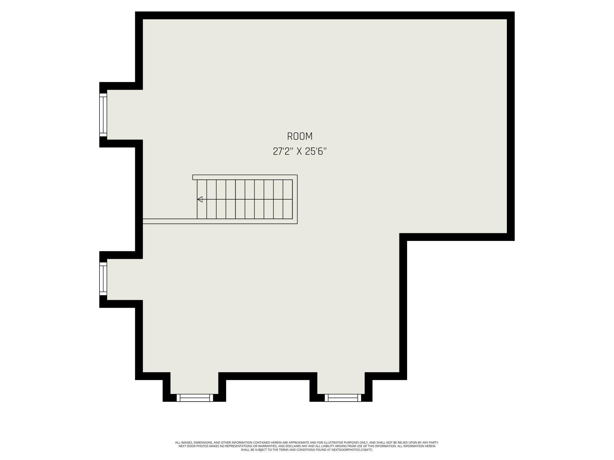 Third level floor plan