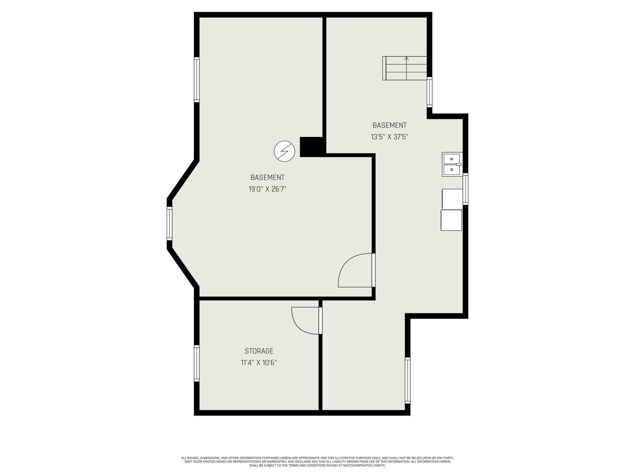 Basement floor plan