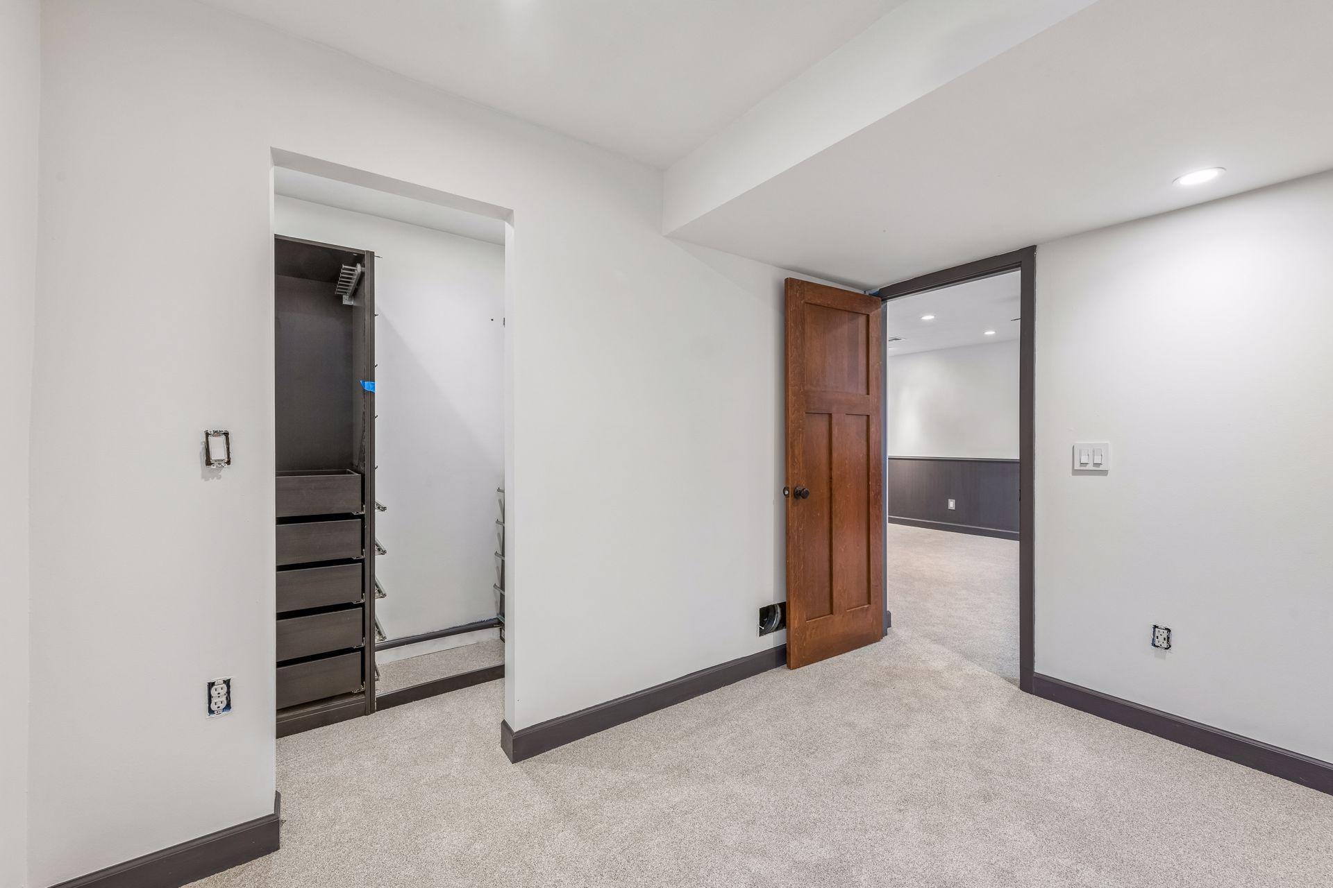 Fourth Bedroom with closet storage