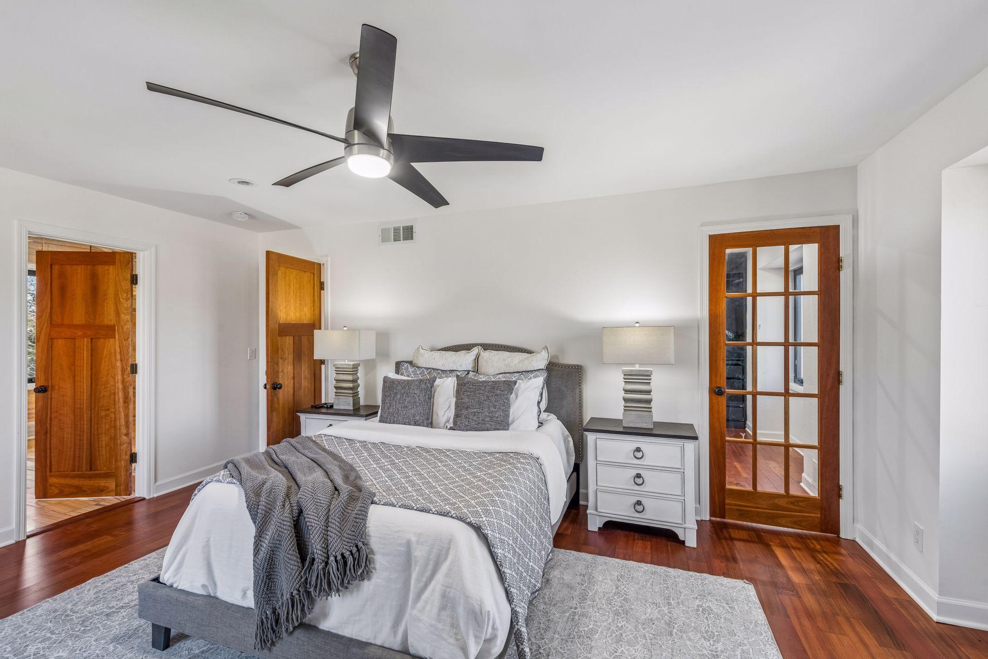 Beautiful hardwood floors throughout the upper level.