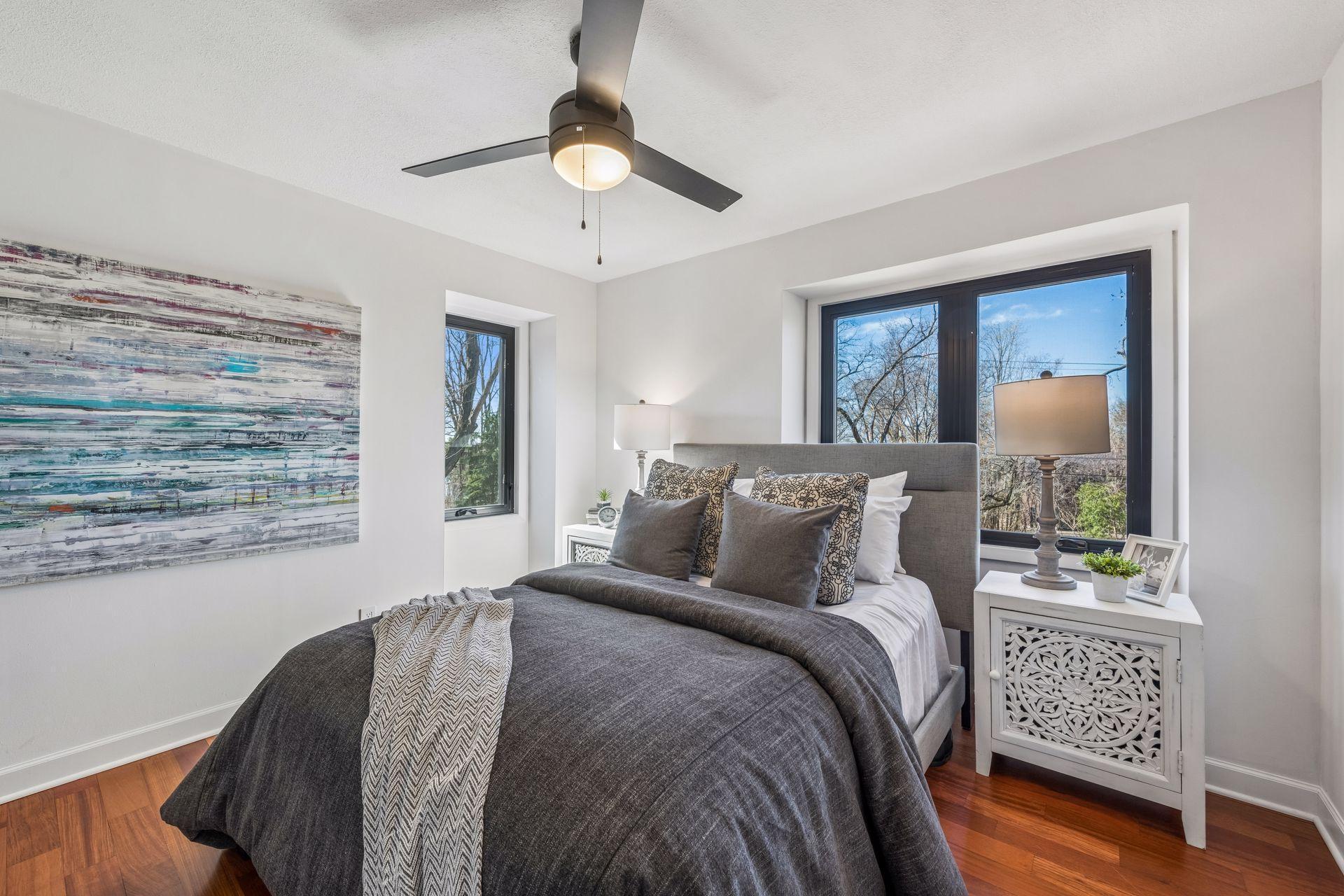 Second bedroom on the upper level.