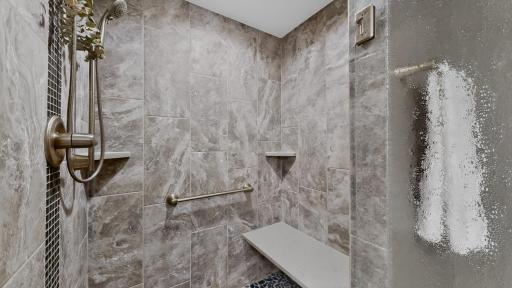 48 Lower Level Tiled 3:4 Bath w:built-in bench.jpg