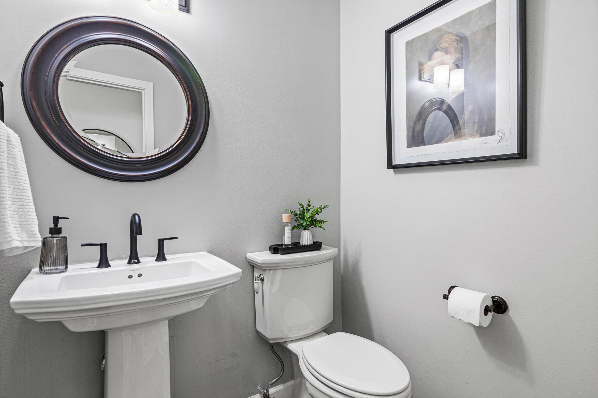 MAIN FLOOR HALF BATHROOM