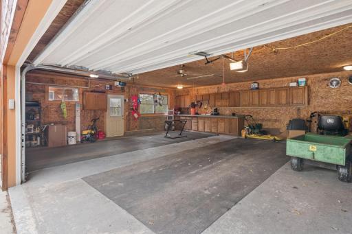 Here is the inside of the 3-car garage closest to the house.