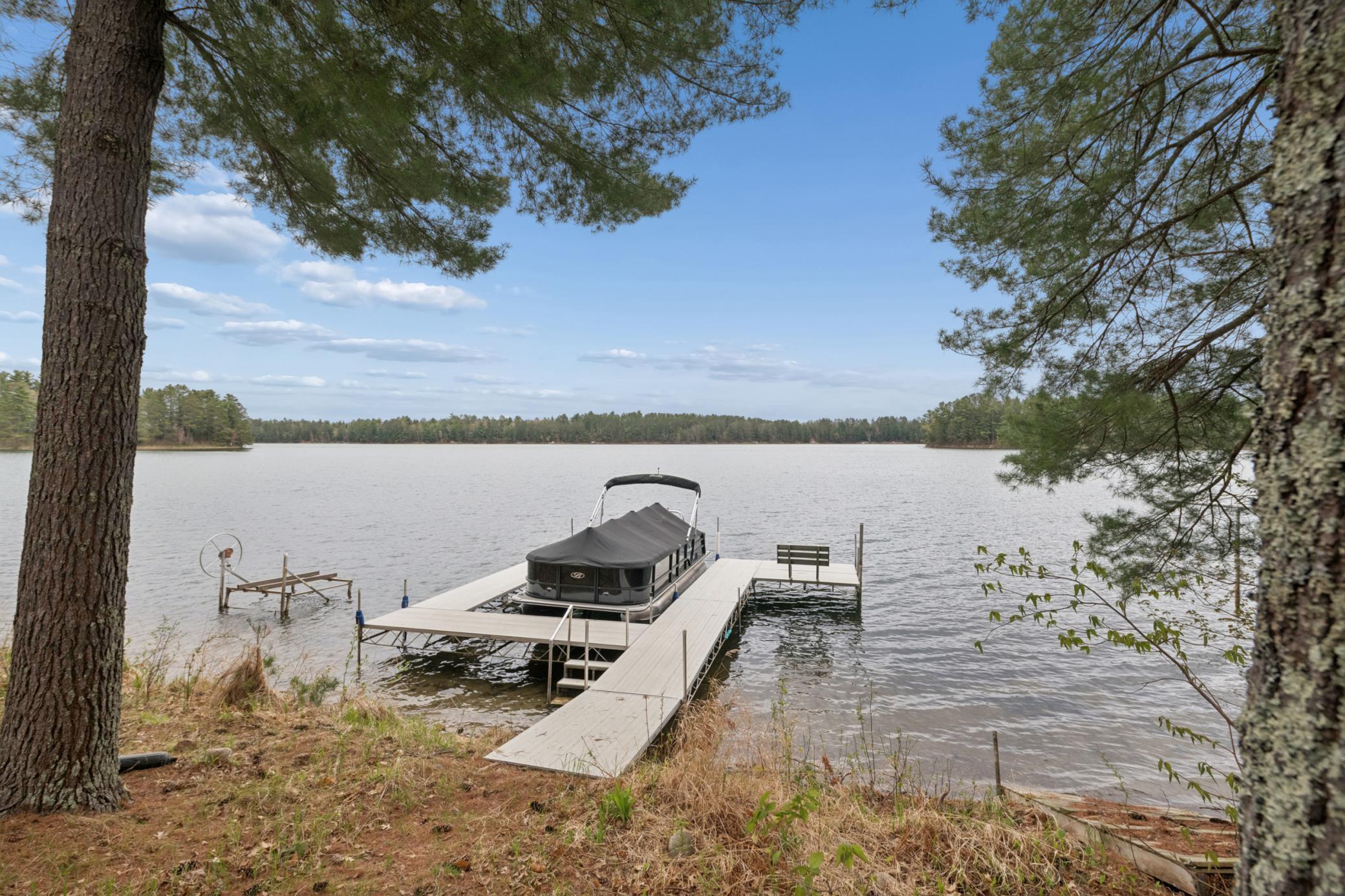 Access to the lake and the view.