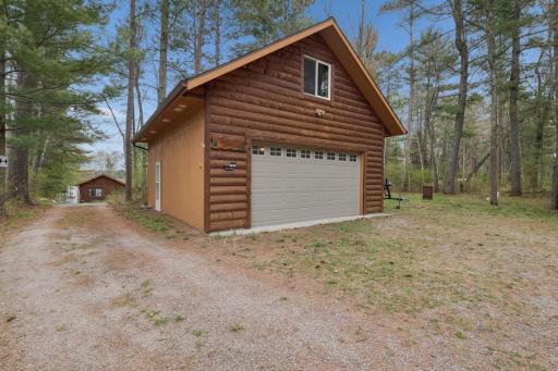 2-car garage - but - the finished loft is above it. The house is not that far away - see it in the distance?