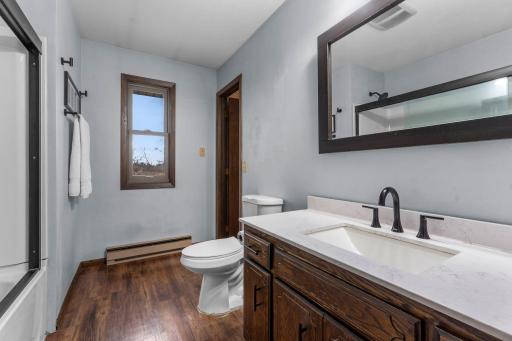 Bathroom was renovated in 2022 and has direct access to the primary bedroom.