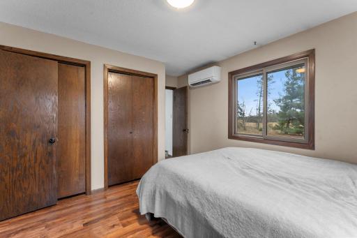 The primary also has dual closets and access to the bathroom.