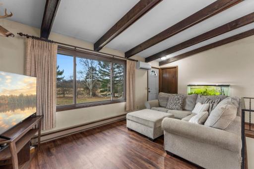 Large picture window faces east. Imagine the sunsets you will see from this home.