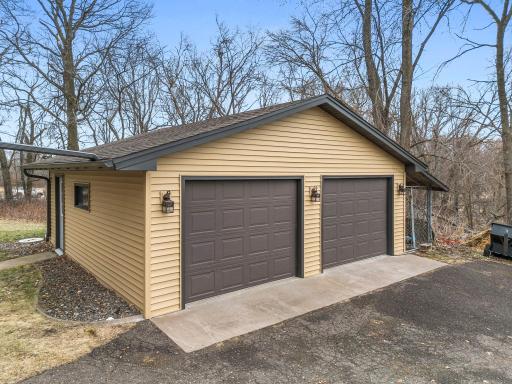 Detached garage is only a few short steps to the house.